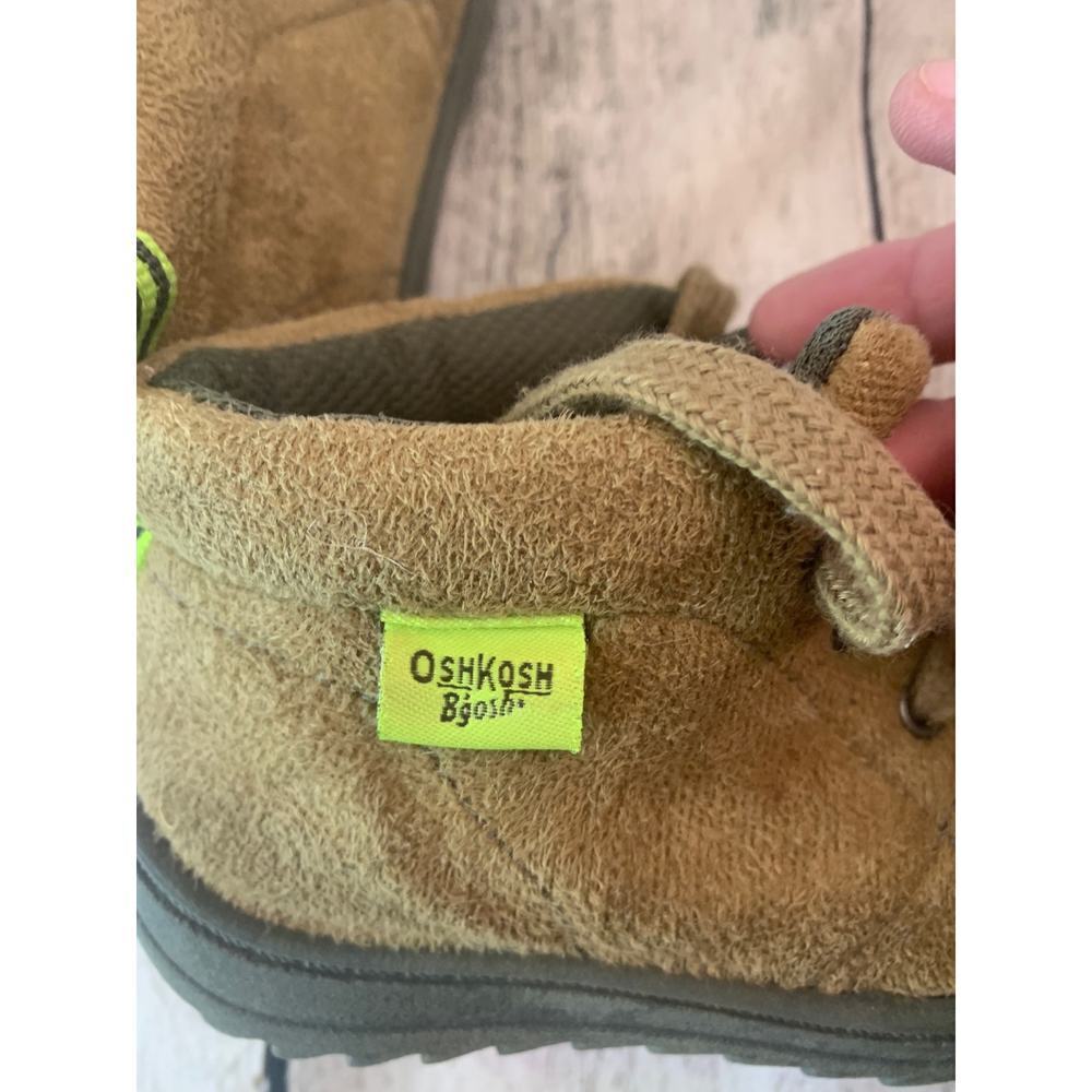 OSHKOSH B’GOSH Boy’s Ramon Tan Suede Ankle Boots / Size: 9M - Picture 10 of 10
